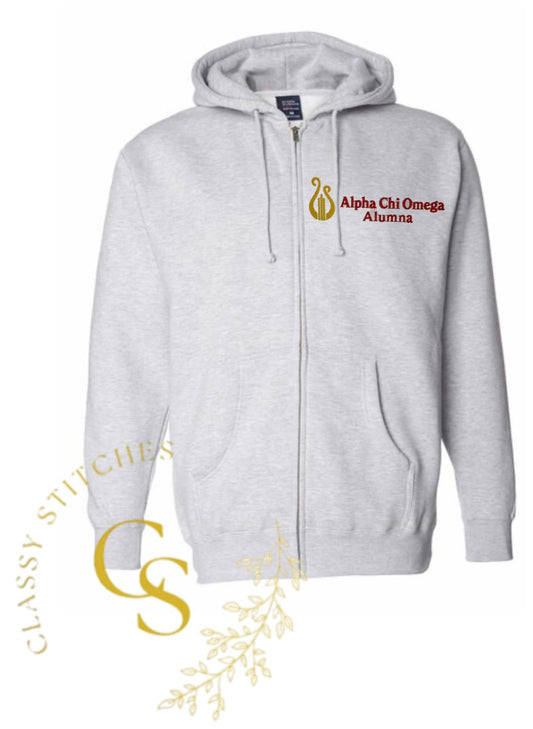 Alpha Chi Omega Alumna - Full Zip Up