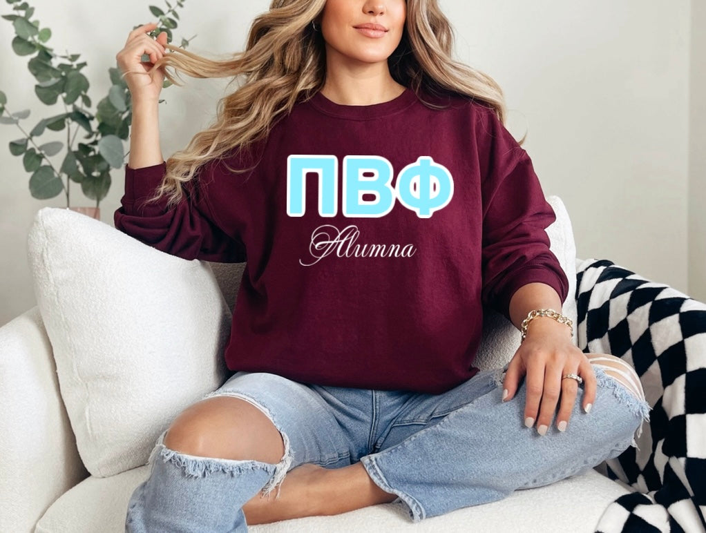 PiPhi Alumna Stitched Crewneck